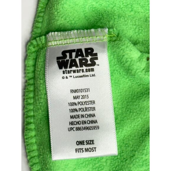Lucas Films Star Wars Green Fleece Skull Cap Winter Kids 1-2 Year Old Headliner - Picture 7 of 9